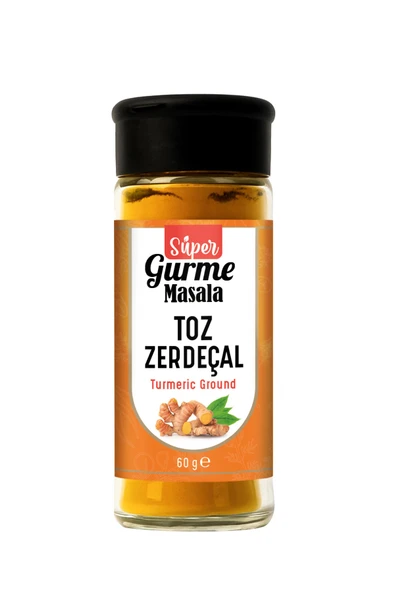 Zerdeçal Toz 60 gr – %100 Doğal, Katkısız, Cam Tuzluklu Ambalajda - Turmeric Powder (Menşei; Hindistan) ürün görseli