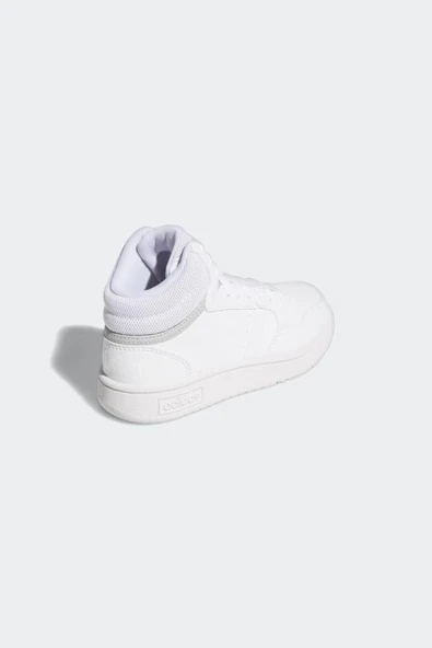 adidas Hoops 3.0 Mid K. GW0401 Beyaz Kadın Günlük Bilekli Spor Ayakkabı - 4