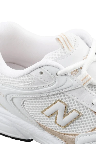 New Balance ML408CW Beyaz Gold Unisex Günlük Spor Ayakkabı - Resim 7