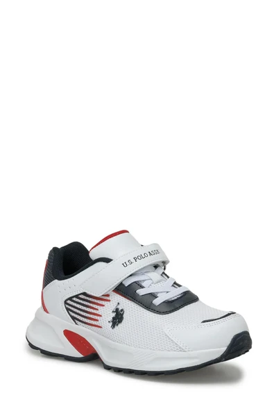 U.S Polo Assn. Rick JR 4FX 101510211 Beyaz & Mavi & Kırmızı Çocuk Günlük Spor Ayakkabı - 2