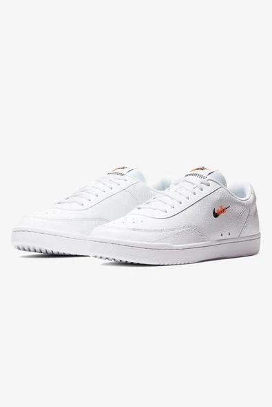 Nike Court Vintage Premium CT1726-100 Beyaz Erkek Günlük Ayakkabı - Resim 3
