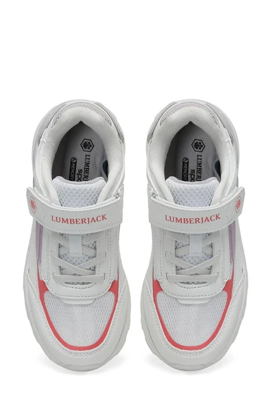 Lumberjack Narina Jr 4FX 101509140 Beyaz Kız Çocuk Günlük Spor Ayakkabı - 4