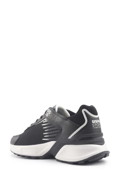 U.S. Polo Assn. Rick 4FX 101502151 Siyah & Beyaz Erkek Günlük Spor Ayakkabı - 3