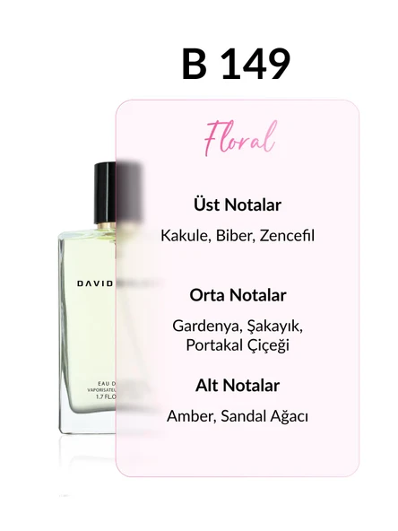 David Walker B149 Leader 50 ml Kadın Parfüm | Floral - Resim 2