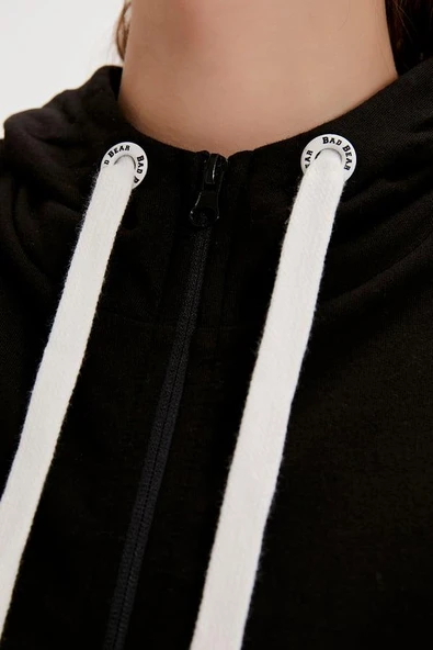 Bad Bear Kelly 24.03.12.002S Siyah Full-Zip Sweatshirt - 2
