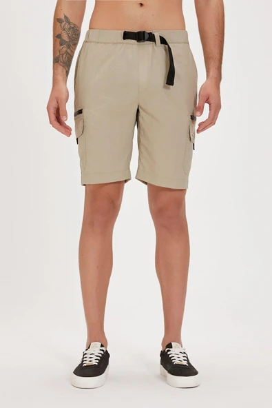 Bad Bear 24.01.18.008BJ Bej Erkek Kargo Şort