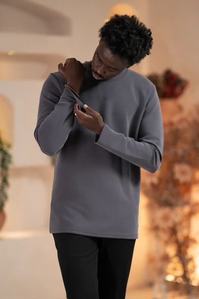 Paul Martin Modal Esnek Kumaş Regular Fit Mevsimlik Sweatshirt - Resim 8