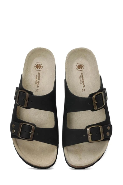 Lumberjack Jolie Nu 4FX 101687098 Siyah Kadın Terlik - 4