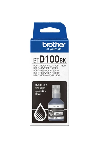 Brother Btd100Bk Black Siyah 7.500 Sayfa Şişe Mürekkep Dcp-T230-T430-T530-T730-T830 Mfc-T930-T935 - Resim 2