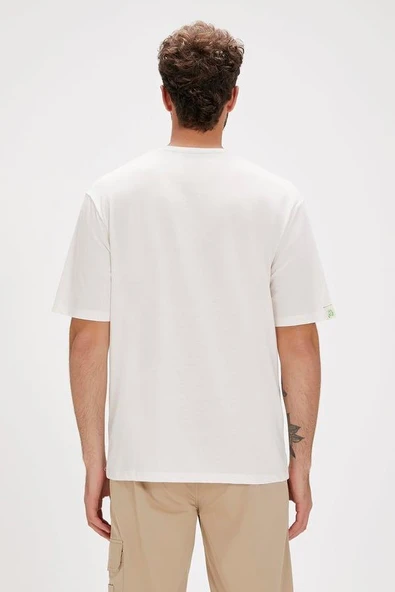 Bad Bear Re-Planet 24.01.07.049B Beyaz Erkek Tişört - 6