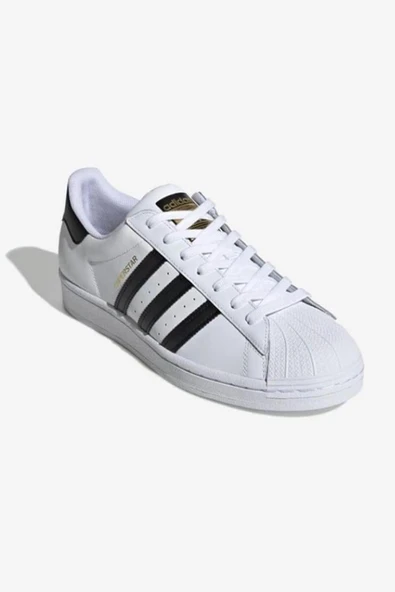 adidas Superstar EG4958 Beyaz & Siyah Erkek Günlük Ayakkabı - Resim 3