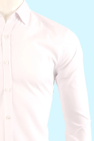Slim Fit Erkek Gömlek - Resim 6