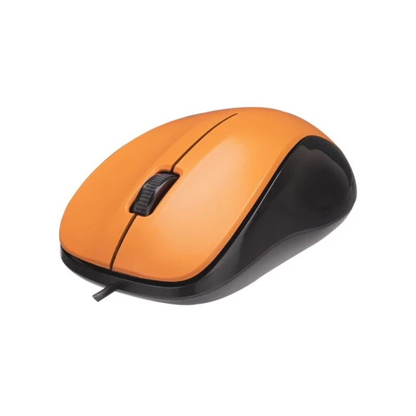 Everest SM-215 Kablolu USB Mouse Turuncu - Resim 2