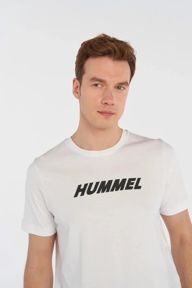 hummel Elemental Logo Cotton Tee Beyaz Erkek T-Shirt - 2