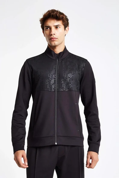 Lescon 24NTEL001135-633 Siyah Erkek Fermuarlı Sweatshirt ürün görseli 1