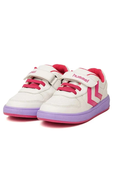 hummel Nidus JR 900628-3029 Pembe & Beyaz Kız Çocuk Günlük Spor Ayakkabı - 3