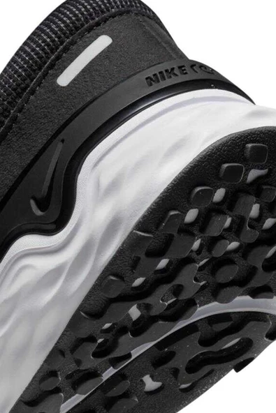 Nke Renew Run 4 DR2682-002 Siyah Kadın Yürüyüş Koşu Ayakkabısı - Resim 8
