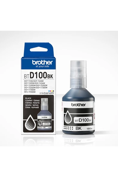Brother Btd100Bk Black Siyah 7.500 Sayfa Şişe Mürekkep Dcp-T230-T430-T530-T730-T830 Mfc-T930-T935 - Resim 4