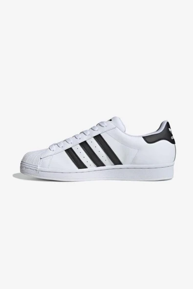adidas Superstar EG4958 Beyaz & Siyah Erkek Günlük Ayakkabı - Resim 2