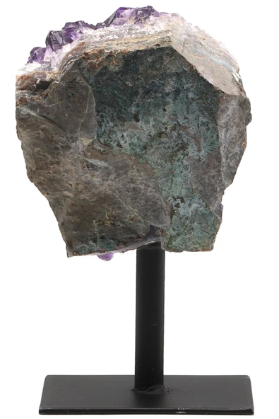 Ametist Doğal Taş Standlı Ham Parça - 525 Gr. - Resim 2