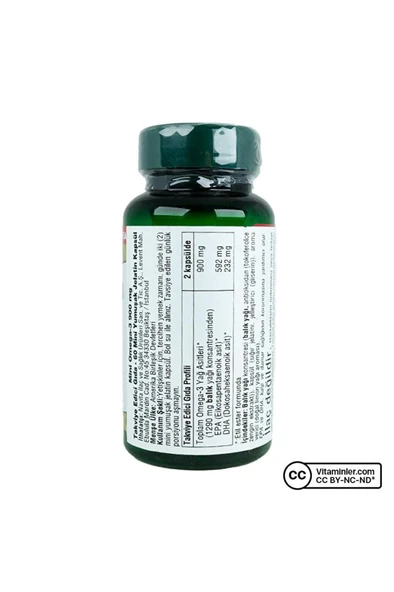 Nature's Bounty Mini Omega 3 900 Mg 60 Kapsül-SKT:06/2027 - Resim 2