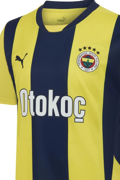 Puma Fenerbahçe İç Saha Forması 775360-01 Çubuklu Erkek Forma - 3