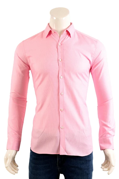 Slim Fit Erkek Gömlek - Resim 3