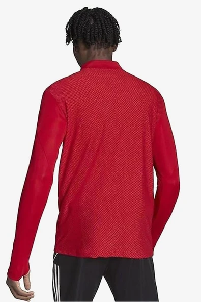 adidas Tiro23 L HS0327 Kırmızı Erkek Fermuarlı Sweat - 3