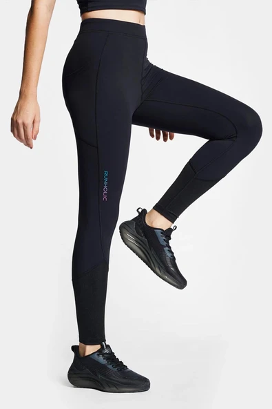 Lescon 24BTBP002007-633 Siyah Kadın Koşu Taytı - 3