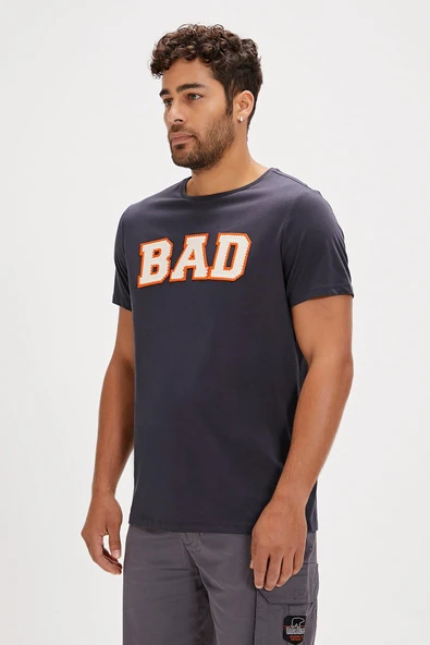 Bad Bear Felt 24.01.07.036A Antrasit Erkek Tişört - 2