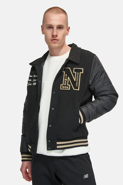 New Balance Lifestyle MNJ3391-BK Siyah Erkek Kolej Mont