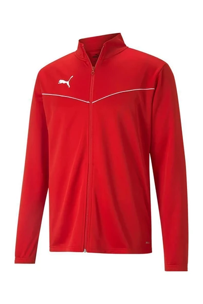 Puma Rise Trg Poly 65739201 Kırmızı Erkek Fermuarlı Swaetshirt