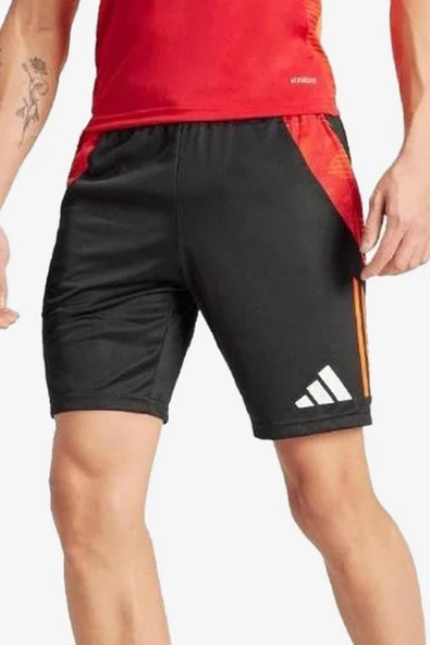 adidas Tiro24 C TR Short IR5484 Siyah & Kırmızı Erkek Futbol Şortu - 2
