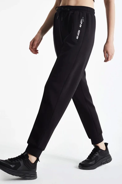 Lescon 24NTBL002135-633 Siyah Kadın Eşofman Altı - 4