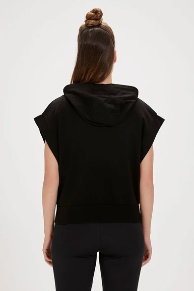 Bad Bear Kelly 24.03.12.002S Siyah Full-Zip Sweatshirt - 6