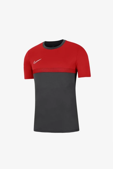 Nike M Nk Df Acdpr Top SS BV6926-078 Siyah & Kırmızı Erkek Futbol Tişörtü