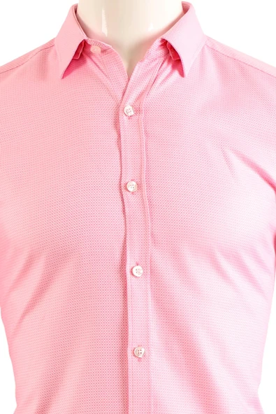 Slim Fit Erkek Gömlek - Resim 5