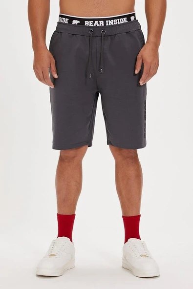 Bad Bear Long Line 24.01.18.003A Antrasit Erkek Şort