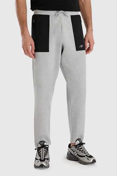 New Balance Lifestyle MNP1516-AG Gri Erkek Eşofman Altı