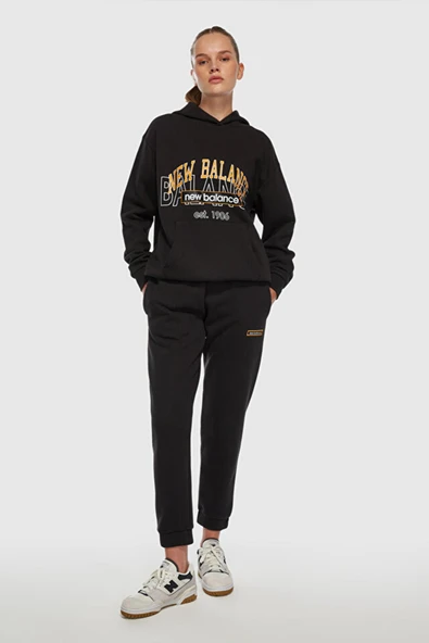 New Balance Lifestyle WNP3506-BK Siyah Kadın Eşofman Altı - 7