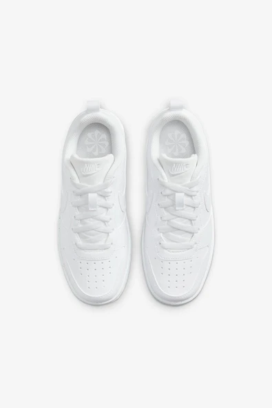 Nike Court Borough Low Recraft (GS) DV5456-106 Beyaz Kadın Spor Ayakkabı - Resim 4