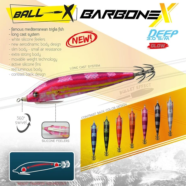 DTD Ballistic Barbone X 3.0 95mm 16.7gr Kalamar Zokası ürün görseli