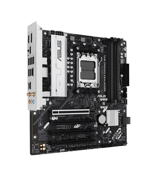 Asus B850m Max Gamıng Wıfı6 Ddr5 Hdmı-dp Typec Pcıe 5.0 Am5 Matx - Resim 4