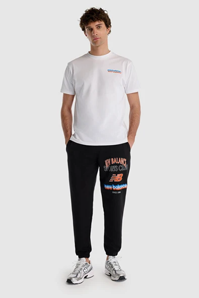 New Balance Lifestyle MNT1533-WT Beyaz Erkek Tişört - 6