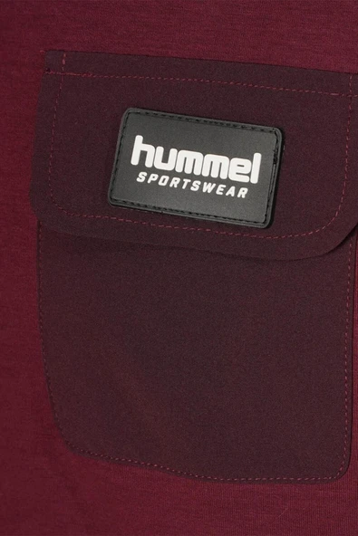 Hummel Grayse Hoodıe 922400-3858 Bordo Erkek Sweatshirt - 4