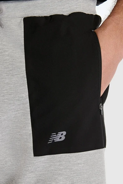 New Balance Lifestyle MNP1516-AG Gri Erkek Eşofman Altı - 5