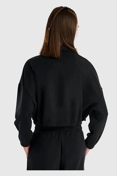 New Balance Lifestyle WNJ1529-BK Siyah Kadın Sweatshirt - 4