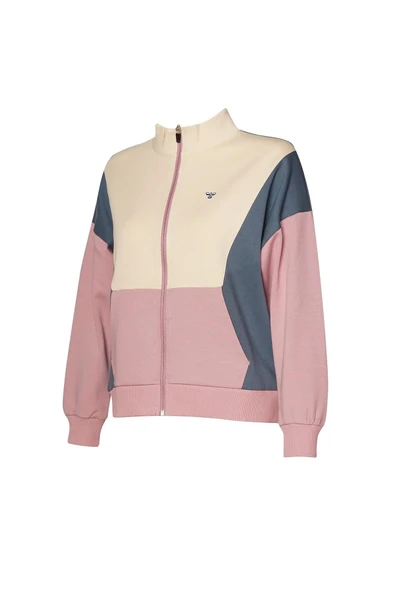 hummel Yankey Zip Jacket Çok Renkli Kadın Fermuarlı Ceket