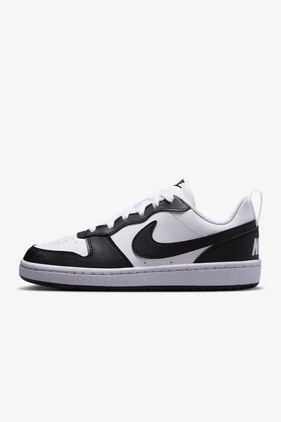 Nike Court Borough Low Recraft (GS) DV5456-131 Beyaz/Siyah Kadın Günlük Spor Ayakkabı