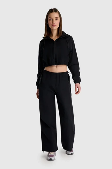 New Balance Lifestyle WNP1523-BK Siyah Kadın Eşofman Altı - 7